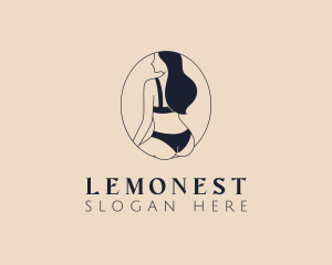 Sexy Woman Lingerie Logo