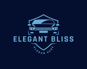 Elegant Car Shield Logo