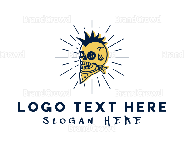 Skull Scarf Apparel Logo