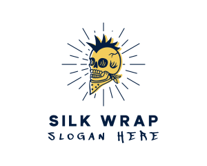 Scarf - Skull Scarf Apparel logo design