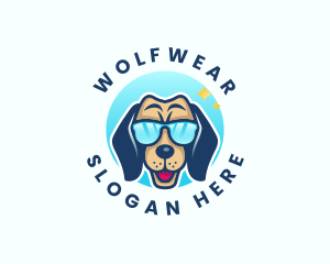 Pet - Cool Dog Sunglasses logo design