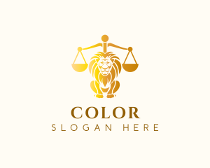 Lion Legal Justice Logo