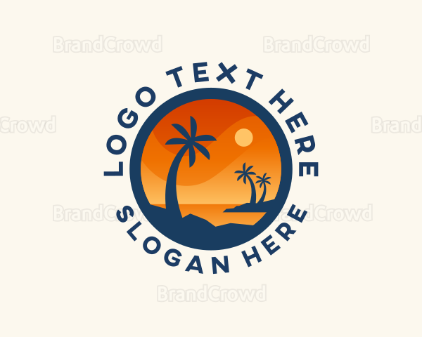 Tropical Island Getaway Logo