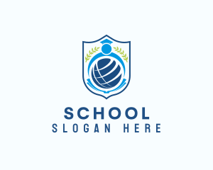 School Education Knowledge logo design