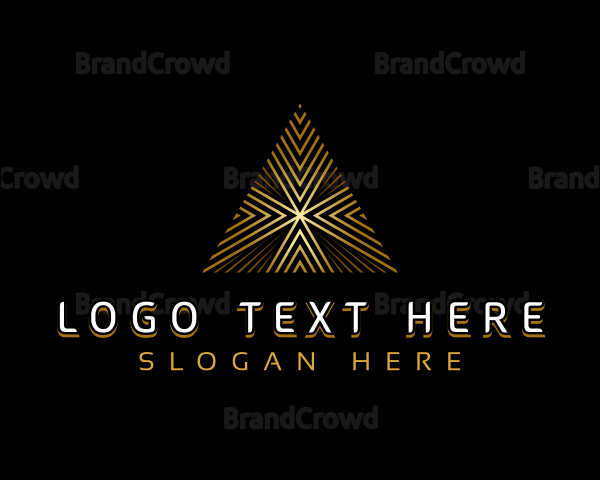 Geometric Pyramid Firm Logo