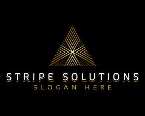 Geometric Pyramid Firm logo design