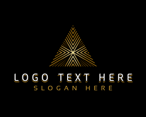 Geometric Pyramid Firm Logo