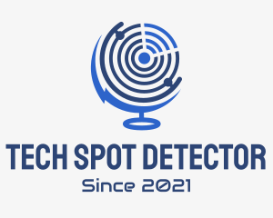 Detector - Electric Sonar Globe logo design