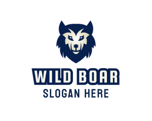 Gaming Wild Wolf logo design