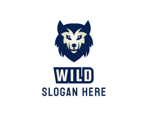 Gaming Wild Wolf logo design