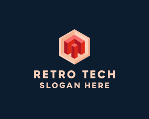 Tech Programmer Cube logo design