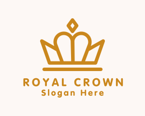 Royal Queen Crown logo design