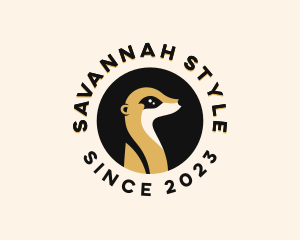 Savannah - Meerkat Wild Mongoose logo design