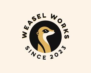 Meerkat Wild Mongoose logo design