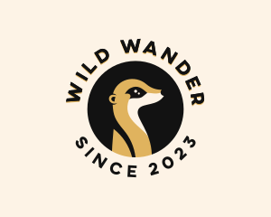 Meerkat Wild Mongoose logo design