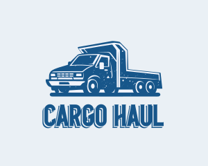 Rustic Flatbed Truck logo design