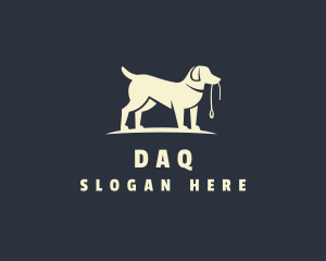 Veterinary - Pet Leash Dog Trainer logo design