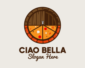 Beer Barrel Pizza logo design