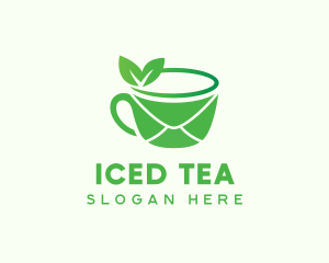 Tea Mail Cafe logo design