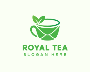 Tea Mail Cafe logo design