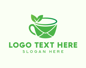 Mug - Tea Mail Cafe logo design