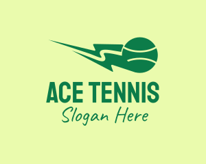 Tennis - Fast Tennis Ball logo design