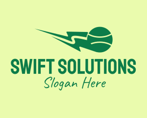 Swift - Fast Tennis Ball logo design