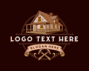 Vintage - House Renovation Repair logo design