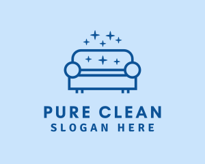 Sofa Upholstery Cleaning logo design