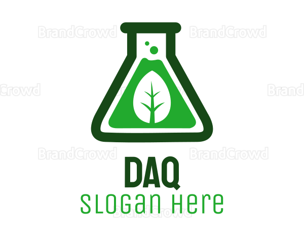 Green Leaf Organic Lab Logo