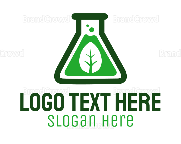 Green Leaf Organic Lab Logo