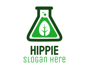 Organic - Green Leaf Organic Lab logo design