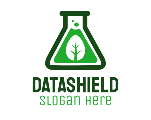 Chemist - Green Leaf Organic Lab logo design