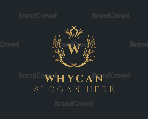 Royalty Wreath Crown Logo