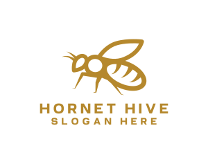 Golden Honey Bee logo design