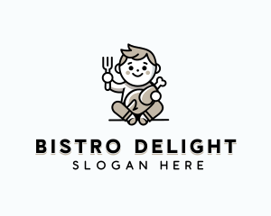 Chicken Dining Restaurant logo design