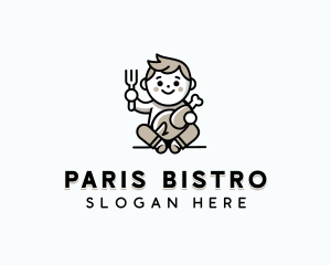 Chicken Dining Restaurant logo design