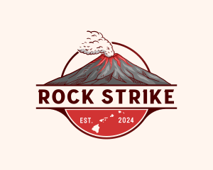 Hawaii Volcano Scenery Logo