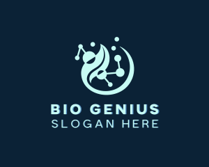 Biotechnology - Biotechnology Scientist Laboratory logo design