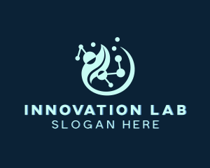 Experiment - Biotechnology Scientist Laboratory logo design