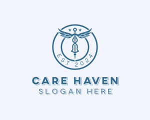 Nursing - Medical Healthcare Laboratory logo design