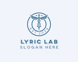 Medical Healthcare Laboratory logo design