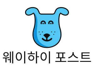 Blue Dog Cartoon logo design