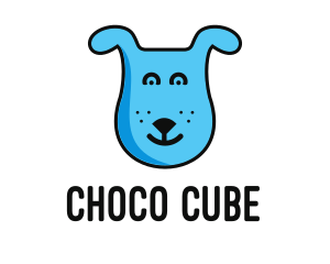 Veterinarian - Blue Dog Cartoon logo design