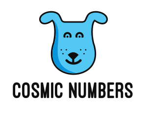 Blue Dog Cartoon logo design