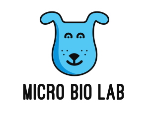 Blue Dog Cartoon logo design