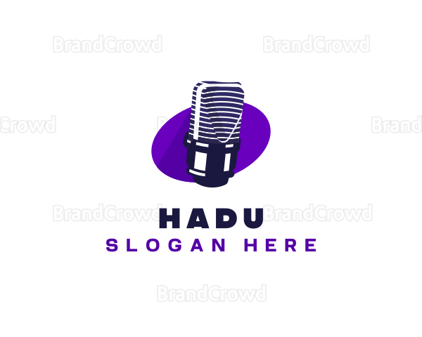 Microphone Broadcast Media Logo
