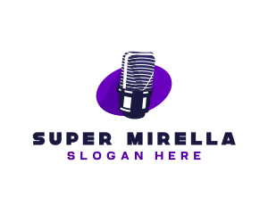 Microphone Broadcast Media Logo