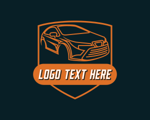 Car Insurance - Car Sedan Vehicle Transportation logo design