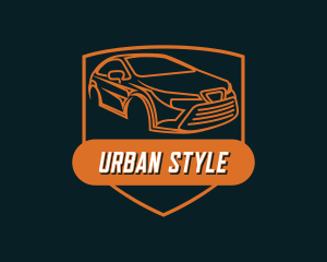 Car Repair - Car Sedan Vehicle Transportation logo design